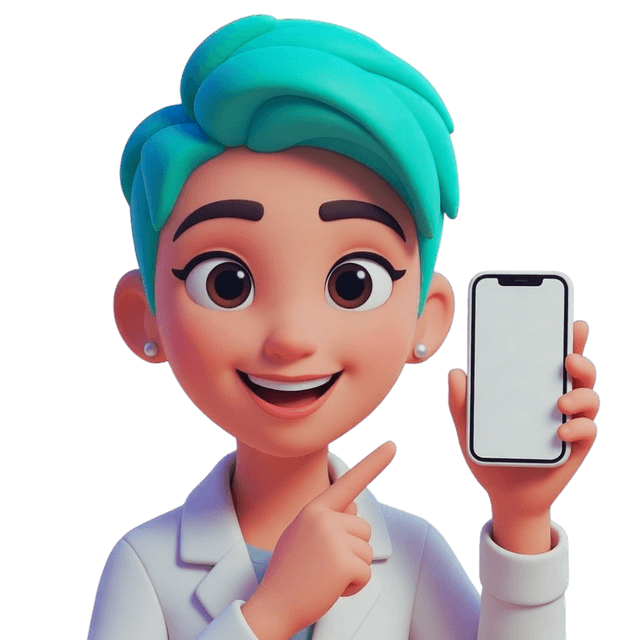 App AILA em um celular